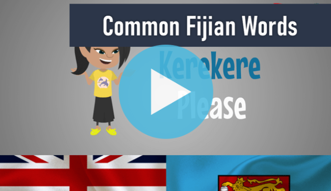 Common Fijian Words Video