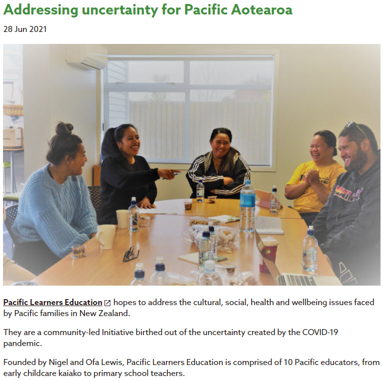MPP Article Pacific Learners MPP Article Pacific Learners