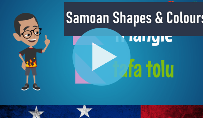 Samoan words for Shapes and Colours