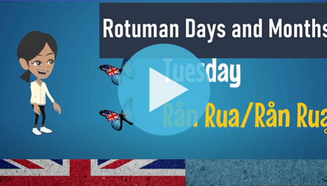 Rotuman words for Days and Months