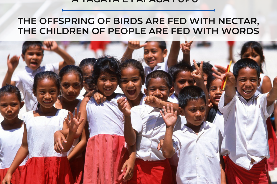 Samoan Language Week Proverb, Feed our Children with Words