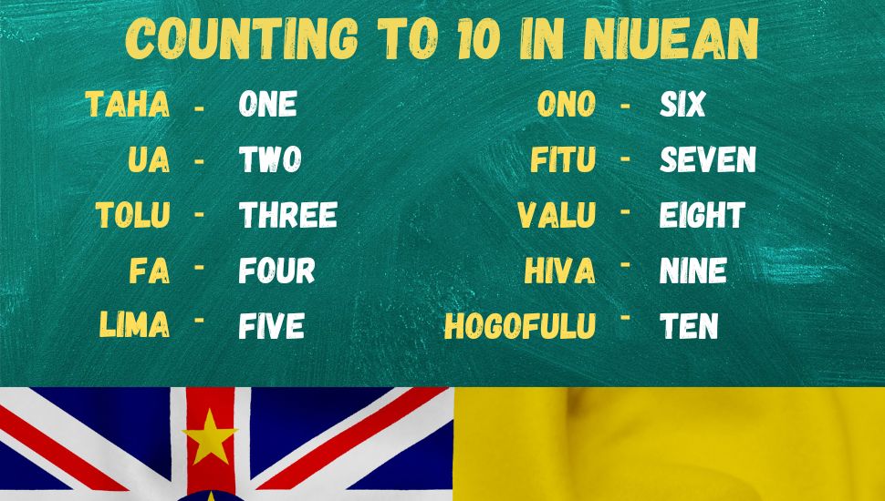 Counting to 10 in Niuean