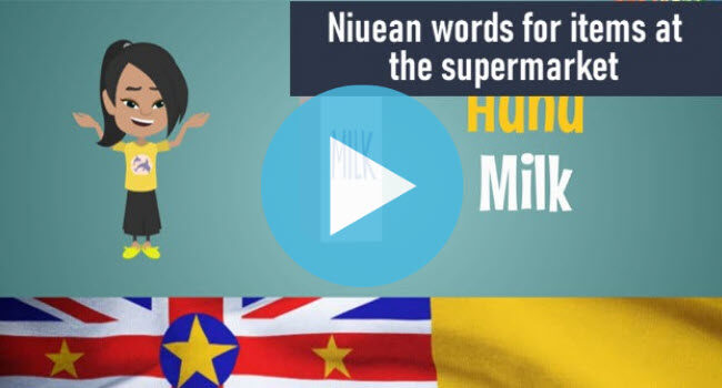 Niuean words for items at the Supermarket