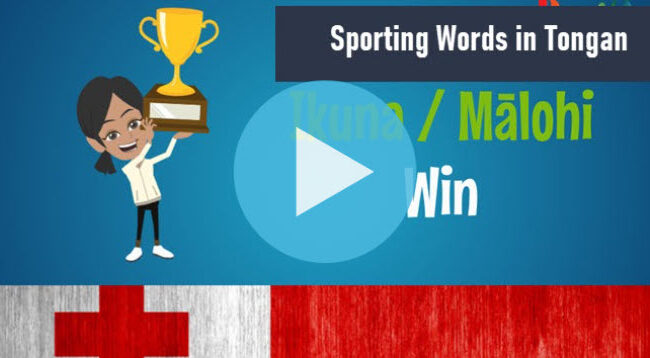 Sporting Words in Tongan