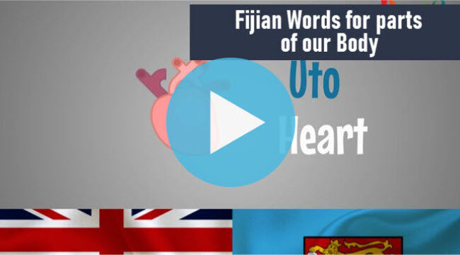 Fijian Words Body Tile