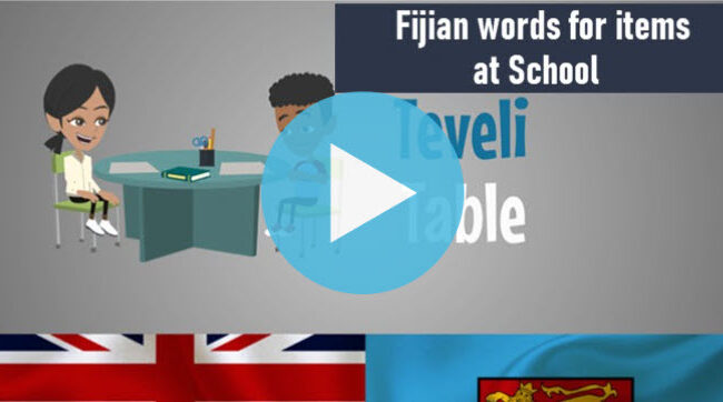 Fijian Words for Items at School