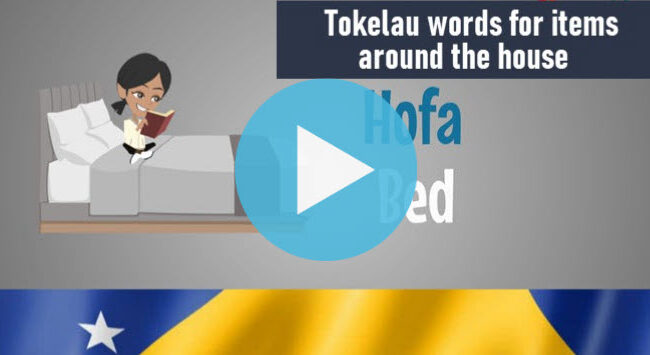 Tokelau words for items around the house tile