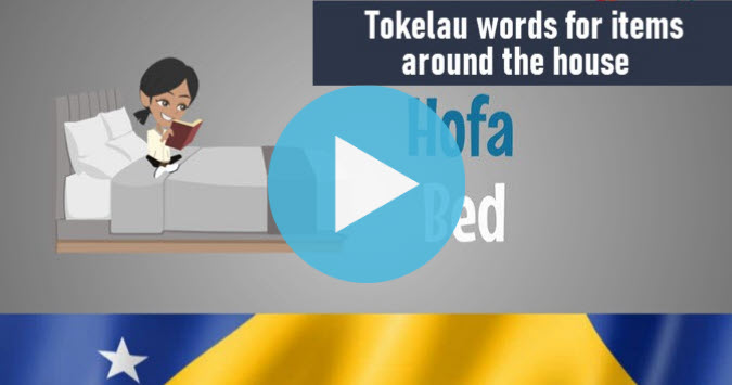 Tokelau words for items around the house tile